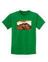 San Juan Mountain Range Childrens Dark T-Shirt-Childrens T-Shirt-TooLoud-Kelly-Green-X-Small-Davson Sales