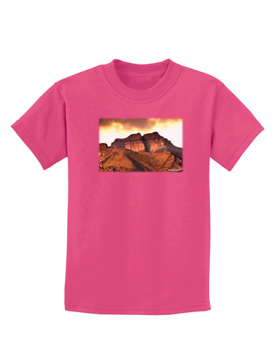 San Juan Mountain Range Childrens Dark T-Shirt-Childrens T-Shirt-TooLoud-Sangria-X-Small-Davson Sales