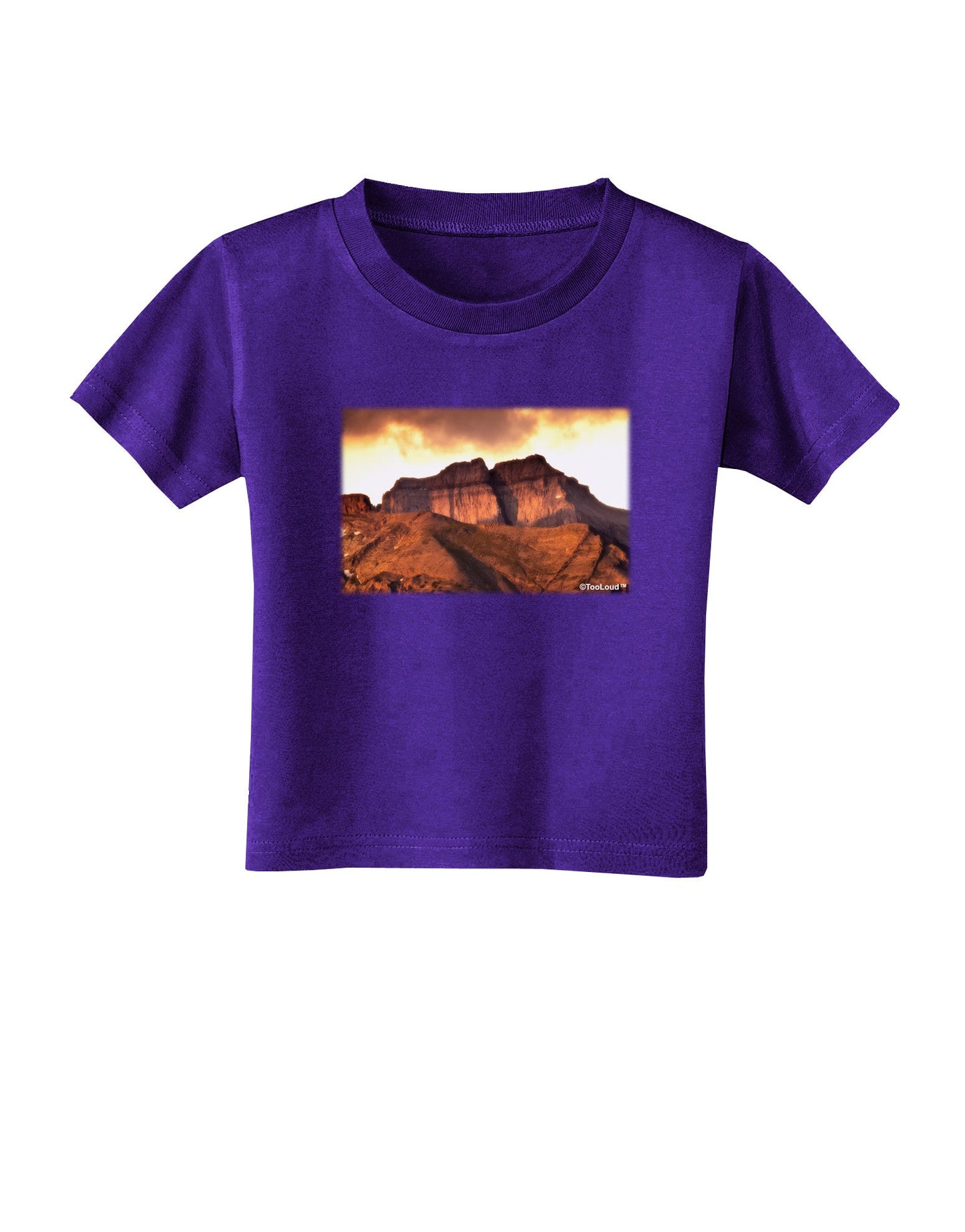San Juan Mountain Range Toddler T-Shirt Dark-Toddler T-Shirt-TooLoud-Purple-2T-Davson Sales