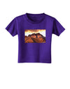 San Juan Mountain Range Toddler T-Shirt Dark-Toddler T-Shirt-TooLoud-Purple-2T-Davson Sales