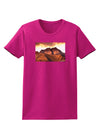 San Juan Mountain Range Womens Dark T-Shirt-TooLoud-Hot-Pink-Small-Davson Sales