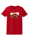 San Juan Mountain Range Womens Dark T-Shirt-TooLoud-Red-X-Small-Davson Sales