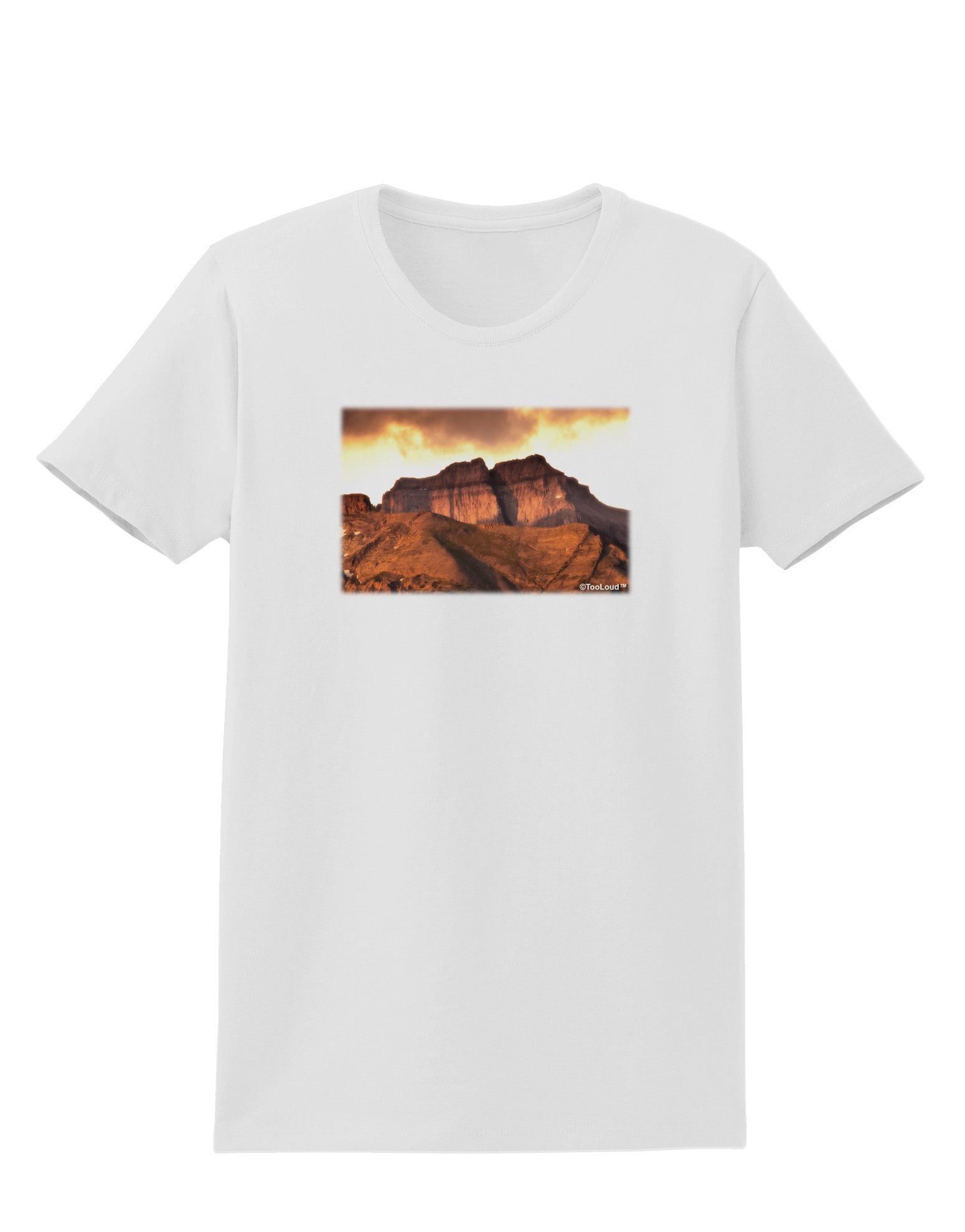 San Juan Mountain Range Womens T-Shirt-Womens T-Shirt-TooLoud-White-X-Small-Davson Sales