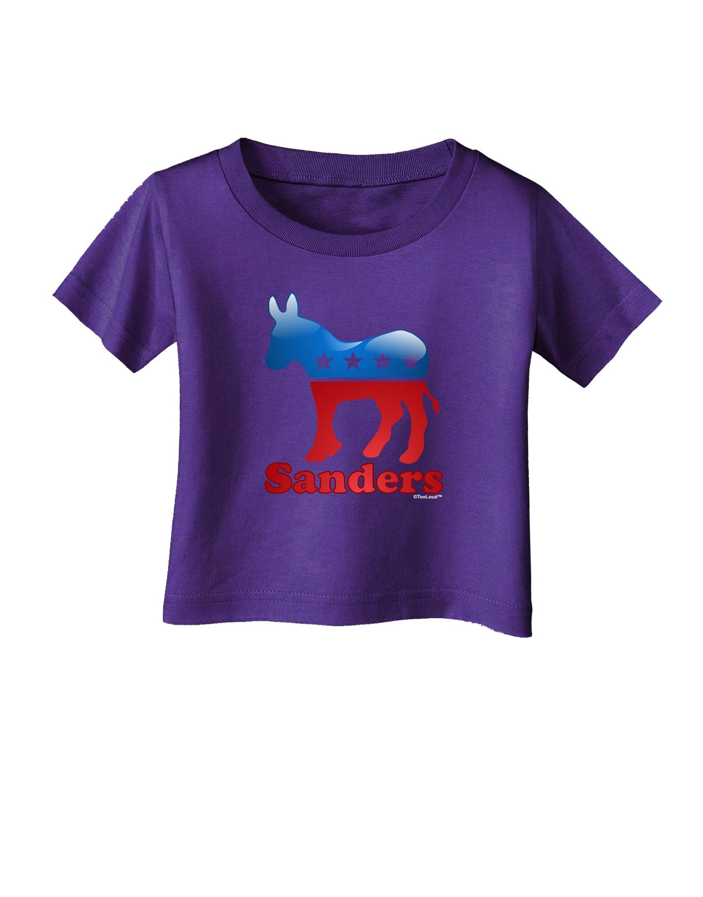 Sanders Bubble Symbol Infant T-Shirt Dark-Infant T-Shirt-TooLoud-Purple-06-Months-Davson Sales
