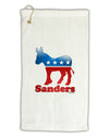 Sanders Bubble Symbol Micro Terry Gromet Golf Towel 11&#x22;x19-Golf Towel-TooLoud-White-Davson Sales