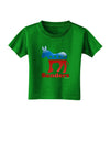 Sanders Bubble Symbol Toddler T-Shirt Dark-Toddler T-Shirt-TooLoud-Clover-Green-2T-Davson Sales