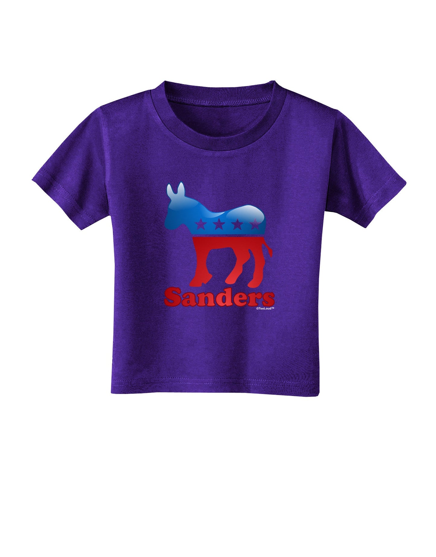 Sanders Bubble Symbol Toddler T-Shirt Dark-Toddler T-Shirt-TooLoud-Purple-2T-Davson Sales