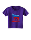 Sanders Bubble Symbol Toddler T-Shirt Dark-Toddler T-Shirt-TooLoud-Purple-2T-Davson Sales