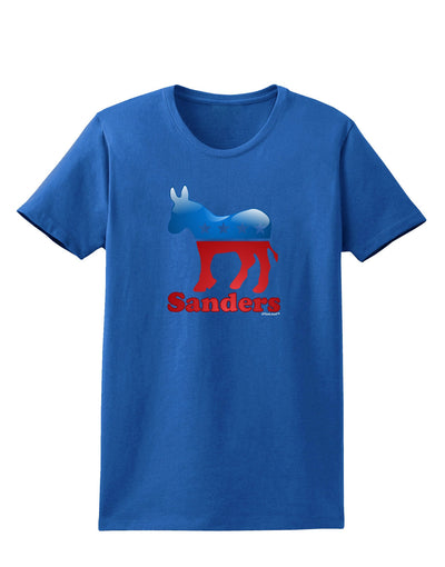 Sanders Bubble Symbol Womens Dark T-Shirt-TooLoud-Royal-Blue-X-Small-Davson Sales