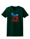 Sanders Bubble Symbol Womens Dark T-Shirt-TooLoud-Forest-Green-Small-Davson Sales