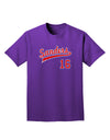 Sanders Jersey 16 Adult Dark T-Shirt-Mens T-Shirt-TooLoud-Purple-Small-Davson Sales