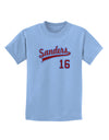 Sanders Jersey 16 Childrens T-Shirt-Childrens T-Shirt-TooLoud-Light-Blue-X-Small-Davson Sales