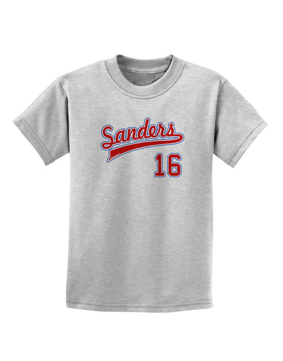 Sanders Jersey 16 Childrens T-Shirt-Childrens T-Shirt-TooLoud-AshGray-X-Small-Davson Sales