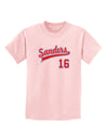 Sanders Jersey 16 Childrens T-Shirt-Childrens T-Shirt-TooLoud-PalePink-X-Small-Davson Sales