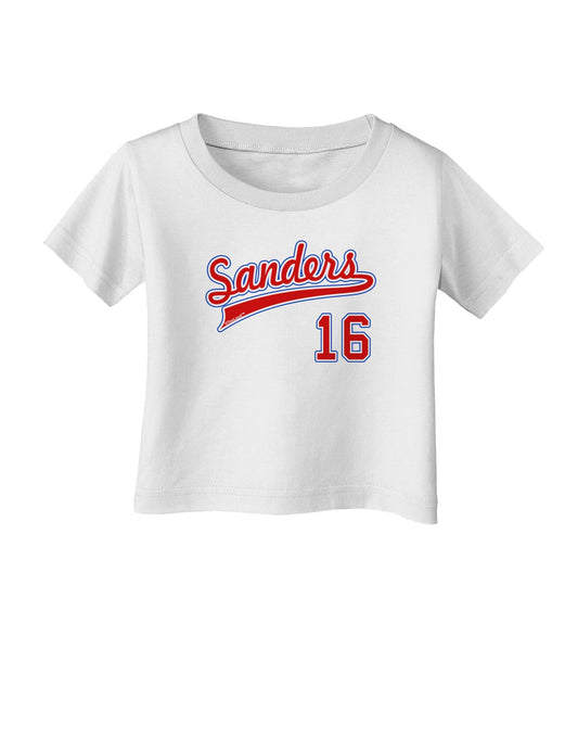 Sanders Jersey 16 Infant T-Shirt-Infant T-Shirt-TooLoud-White-06-Months-Davson Sales