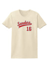 Sanders Jersey 16 Womens T-Shirt-Womens T-Shirt-TooLoud-Natural-X-Small-Davson Sales