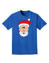 Santa Claus Face Christmas Adult Dark T-Shirt-Mens T-Shirt-TooLoud-Royal-Blue-Small-Davson Sales