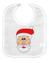 Santa Claus Face Christmas Baby Bib