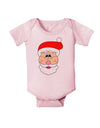 Santa Claus Face Christmas Baby Romper Bodysuit-Baby Romper-TooLoud-Light-Pink-06-Months-Davson Sales