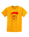 Santa Claus Face Christmas Childrens T-Shirt-Childrens T-Shirt-TooLoud-Gold-X-Small-Davson Sales