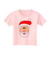 Santa Claus Face Christmas Toddler T-Shirt-Toddler T-Shirt-TooLoud-Light-Pink-2T-Davson Sales