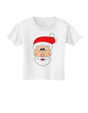 Santa Claus Face Christmas Toddler T-Shirt-Toddler T-Shirt-TooLoud-White-2T-Davson Sales