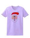 Santa Claus Face Christmas Womens T-Shirt-Womens T-Shirt-TooLoud-Lavender-X-Small-Davson Sales