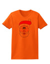 Santa Claus Face Christmas Womens T-Shirt-Womens T-Shirt-TooLoud-Orange-X-Small-Davson Sales