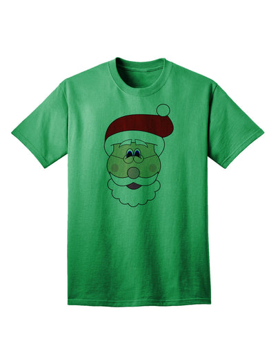 Santa Claus Face - Premium Christmas Adult T-Shirt Collection-Mens T-shirts-TooLoud-Kelly-Green-Small-Davson Sales