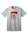 Santa Claus Face - Premium Christmas Adult T-Shirt Collection-Mens T-shirts-TooLoud-AshGray-Small-Davson Sales