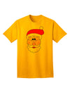 Santa Claus Face - Premium Christmas Adult T-Shirt Collection-Mens T-shirts-TooLoud-Gold-Small-Davson Sales