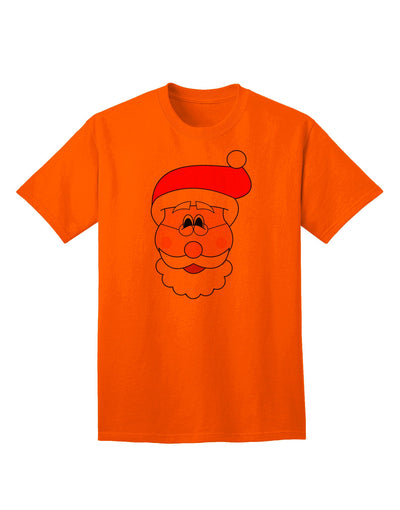 Santa Claus Face - Premium Christmas Adult T-Shirt Collection-Mens T-shirts-TooLoud-Orange-Small-Davson Sales