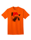 Santa Hat Disgruntled Siamese Cat Adult T-Shirt-Mens T-Shirt-TooLoud-Orange-Small-Davson Sales