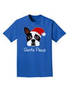 Santa Paws Christmas Dog Adult Dark T-Shirt-Mens T-Shirt-TooLoud-Royal-Blue-Small-Davson Sales