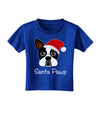 Santa Paws Christmas Dog Toddler T-Shirt Dark-Toddler T-Shirt-TooLoud-Red-2T-Davson Sales