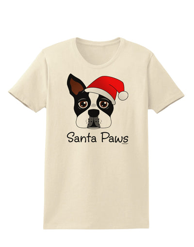 Santa Paws Christmas Dog Womens T-Shirt-Womens T-Shirt-TooLoud-Natural-X-Small-Davson Sales