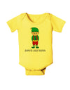 Santa's Little Helper Christmas Elf Boy Baby Romper Bodysuit-Baby Romper-TooLoud-Yellow-06-Months-Davson Sales