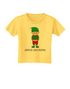 Santa's Little Helper Christmas Elf Boy Toddler T-Shirt-Toddler T-Shirt-TooLoud-Yellow-2T-Davson Sales