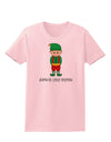 Santa's Little Helper Christmas Elf Boy Womens T-Shirt-Womens T-Shirt-TooLoud-PalePink-X-Small-Davson Sales