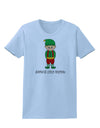 Santa's Little Helper Christmas Elf Boy Womens T-Shirt-Womens T-Shirt-TooLoud-Light-Blue-X-Small-Davson Sales