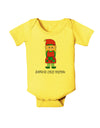 Santa's Little Helper Christmas Elf Girl Baby Romper Bodysuit-Baby Romper-TooLoud-Yellow-06-Months-Davson Sales