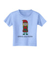 Santa's Little Helper Christmas Elf Girl Toddler T-Shirt-Toddler T-Shirt-TooLoud-Aquatic-Blue-2T-Davson Sales