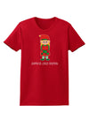 Santa's Little Helper Christmas Elf Girl Womens Dark T-Shirt-TooLoud-Red-X-Small-Davson Sales