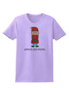 Santa's Little Helper Christmas Elf Girl Womens T-Shirt-Womens T-Shirt-TooLoud-Lavender-X-Small-Davson Sales