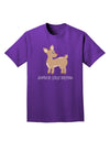 Santa's Little Helper Cute Rudolph - Christmas Adult Dark T-Shirt by TooLoud-Mens T-Shirt-TooLoud-Purple-Small-Davson Sales