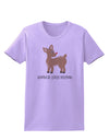 Santa's Little Helper Cute Rudolph - Christmas Womens T-Shirt by TooLoud-Womens T-Shirt-TooLoud-Lavender-X-Small-Davson Sales