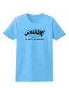 Sarcasm It's What's For Breakfast Womens T-Shirt-Womens T-Shirt-TooLoud-Aquatic-Blue-X-Small-Davson Sales