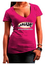 Sarcasm One Of The Services That I Offer Juniors V-Neck Dark T-Shirt-Womens V-Neck T-Shirts-TooLoud-Hot-Pink-Small-Davson Sales