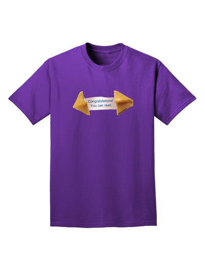 Sarcastic Fortune Cookie Adult Dark T-Shirt-Mens T-Shirt-TooLoud-Purple-Small-Davson Sales