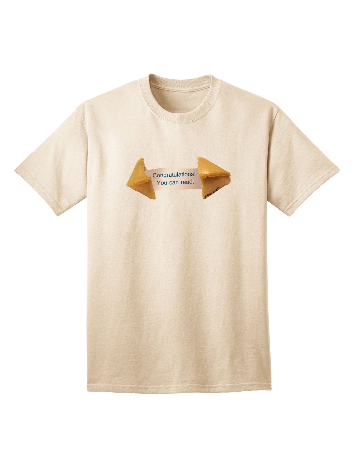 Sarcastic Fortune Cookie Adult T-Shirt-Mens T-Shirt-TooLoud-Natural-Small-Davson Sales